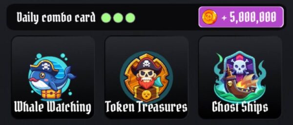 TON Pirate Kings комбо 28.10