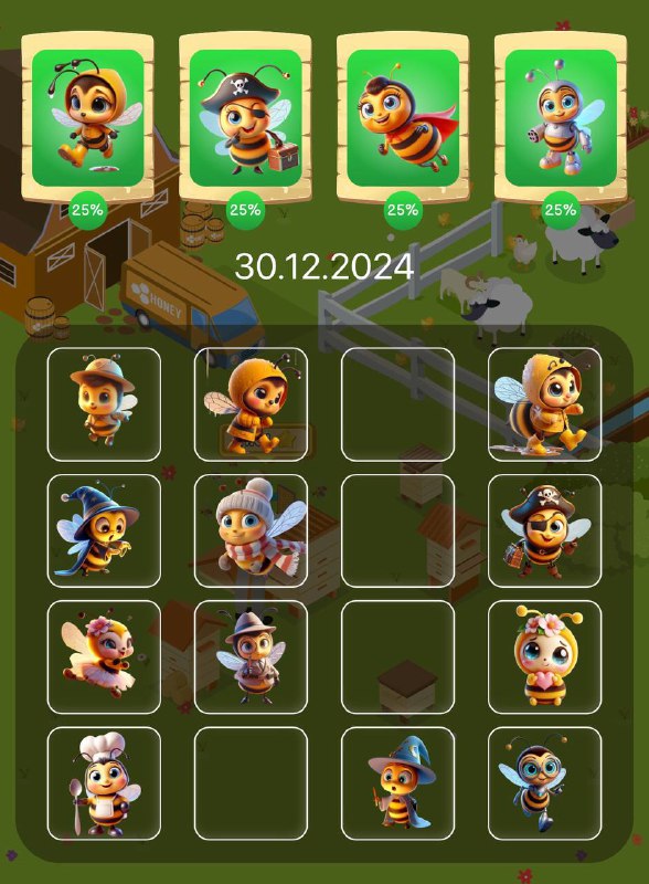 Bee Harvest combo 30.12