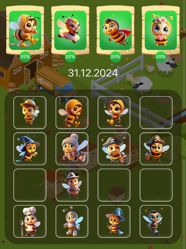 Bee Harvest combo 31.12