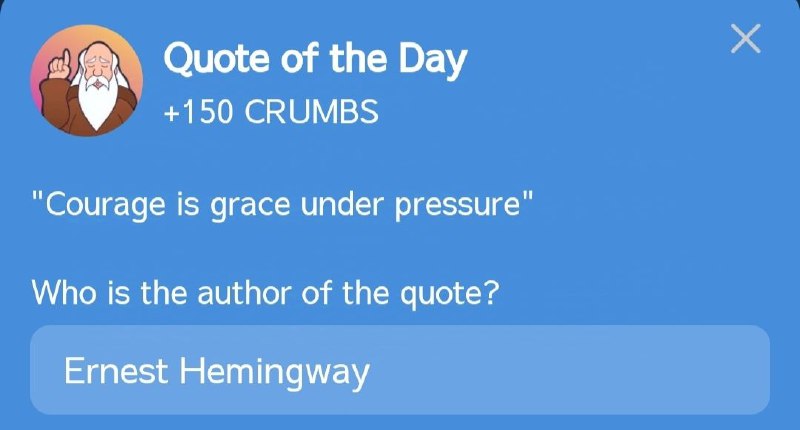 Hrum quote of the day 17.12