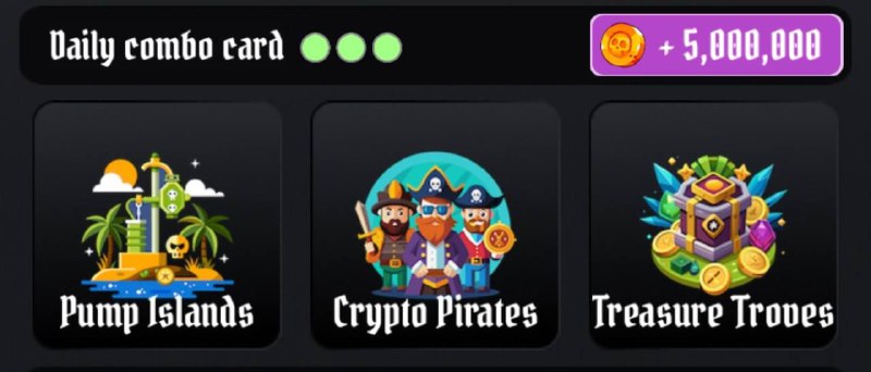 TON Pirate Kings комбо 19.12