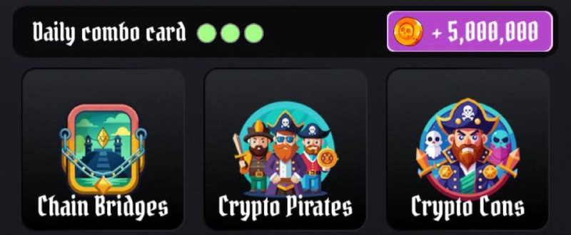 TON Pirate Kings комбо 22.12