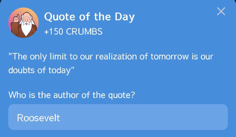 Hrum quote of the day 05.01